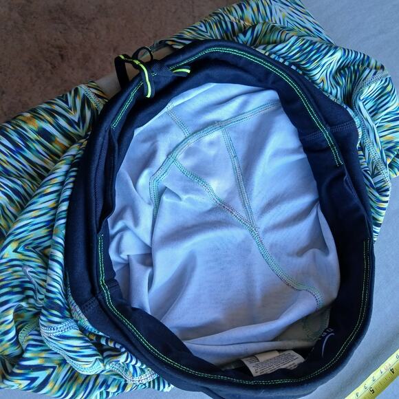 Nike Dri-Fit Running Leggings M SAMPLE multicolor hidden pockets drawstring - Picture 8 of 16